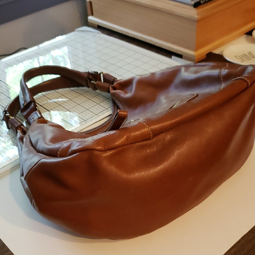 Kate Spade Carla* Brown Leather Hobo/Satchel ⁰ - Picture 3 of 12